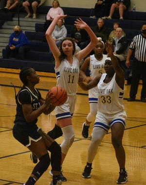 St. John senior J’Nyria Kelly was selected District 7-1A Player of the Year.
