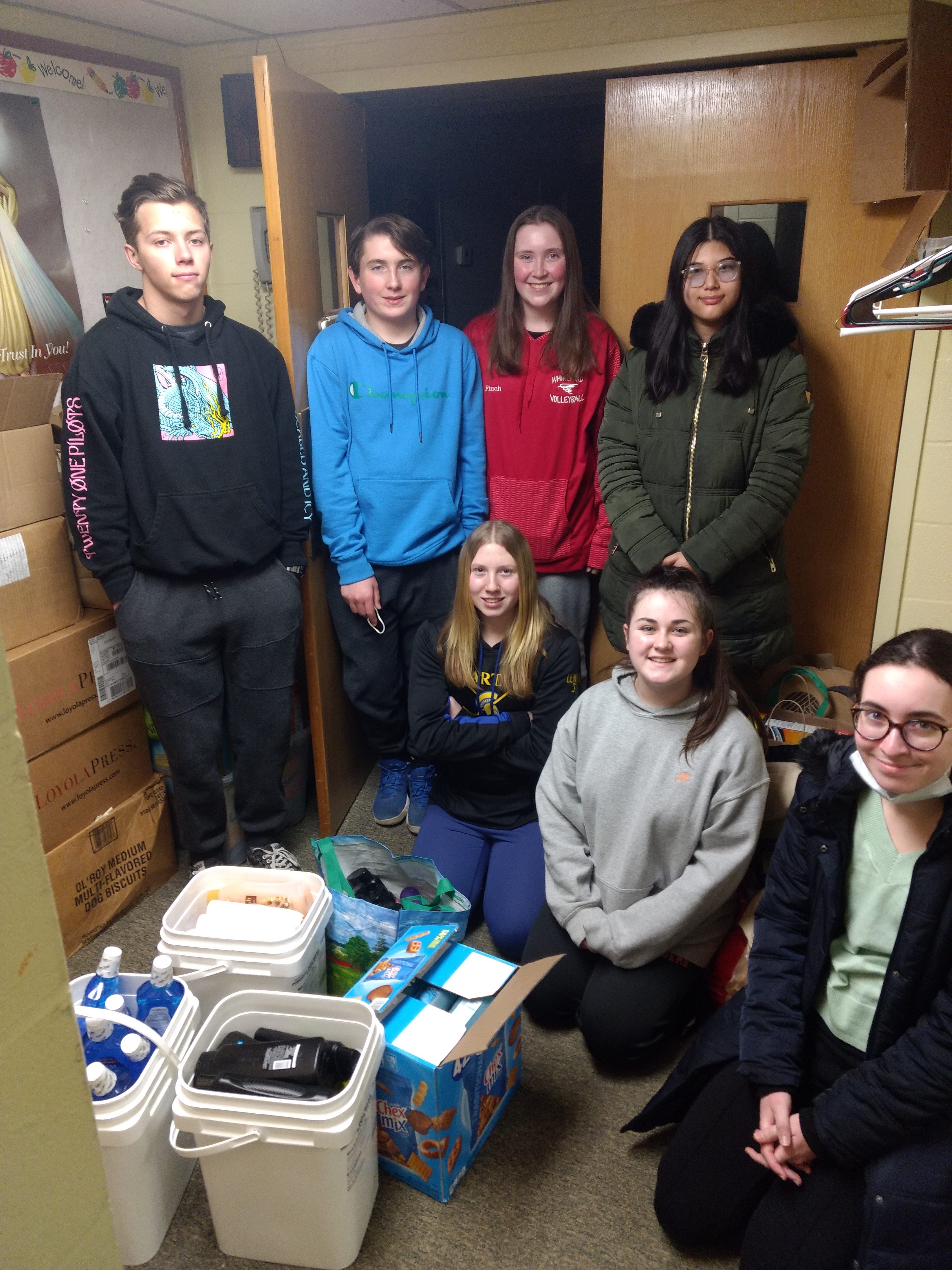 Endicott church students help Showers of Hope provide for the needy