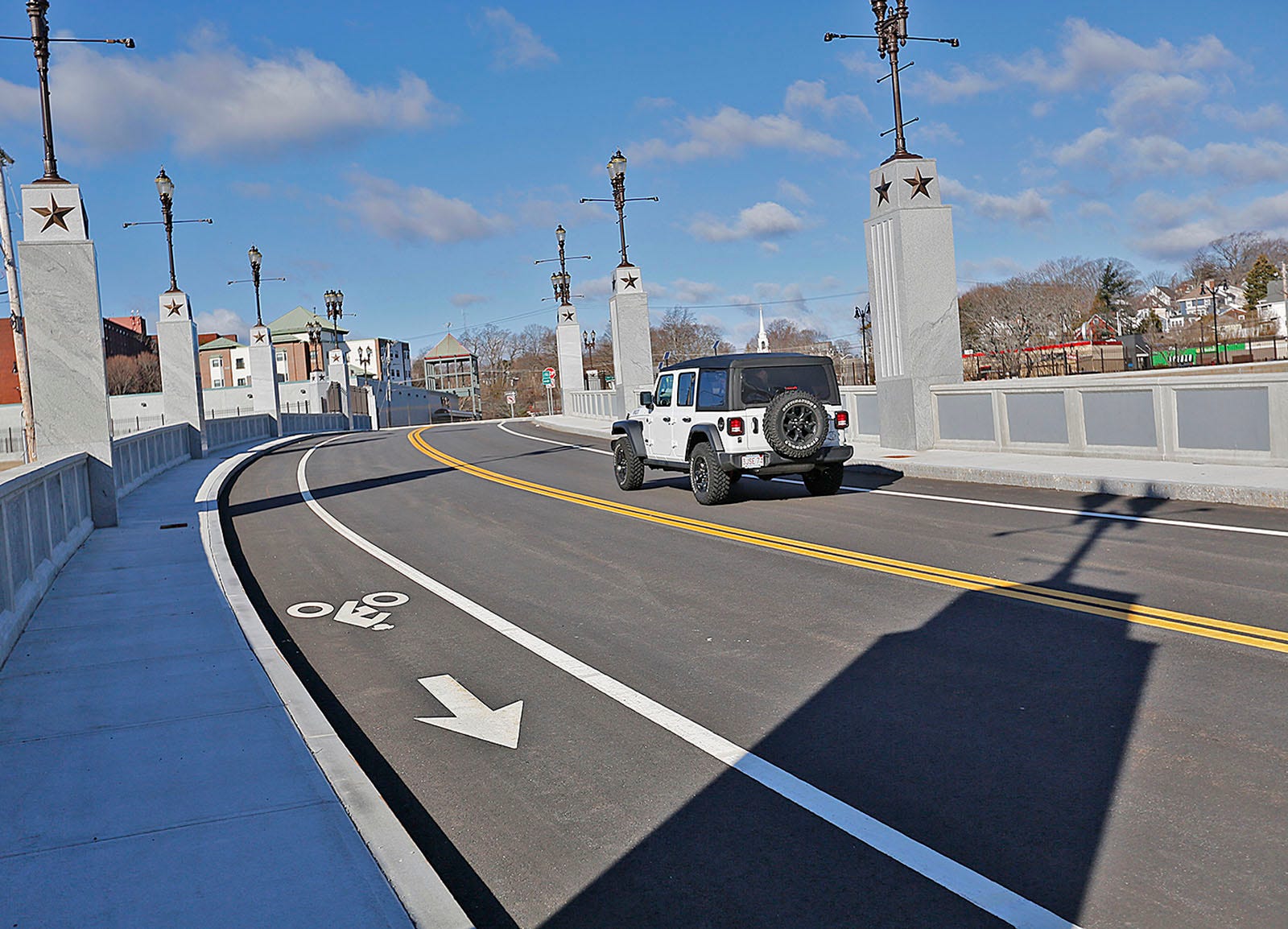Generals Bridge hasn't seen many cars, but Quincy says that's expected
