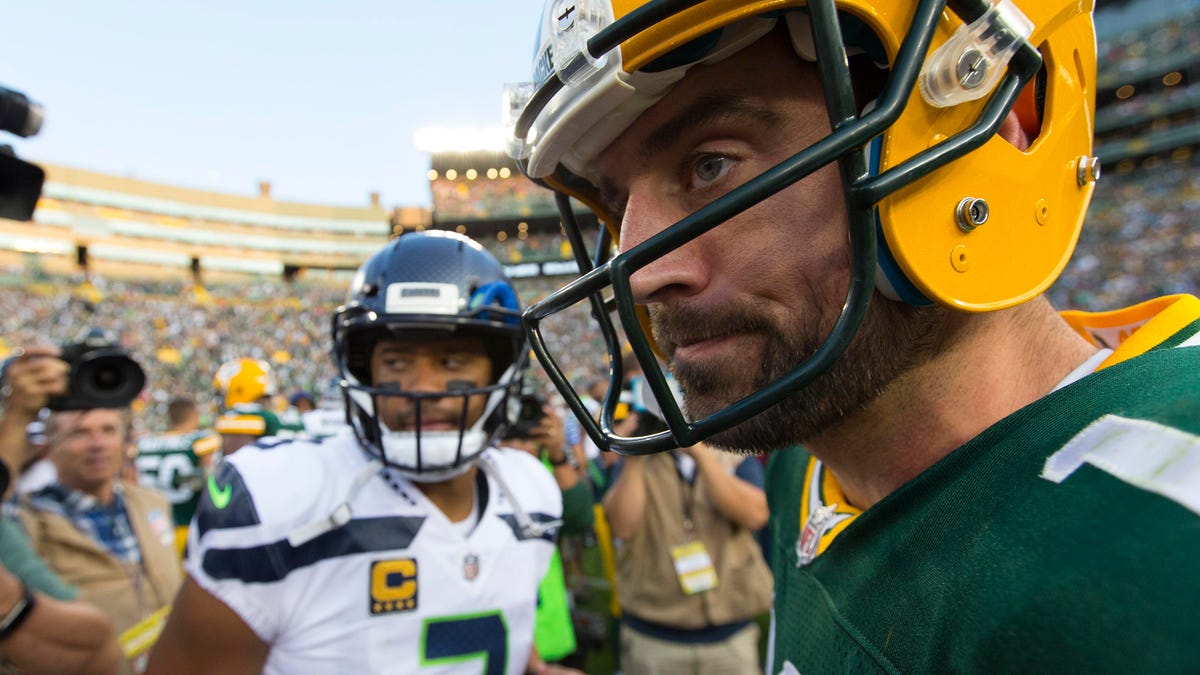 Packers QB Aaron Rodgers and new Broncos QB Russell Wilson (3) made major headlines Tuesday.