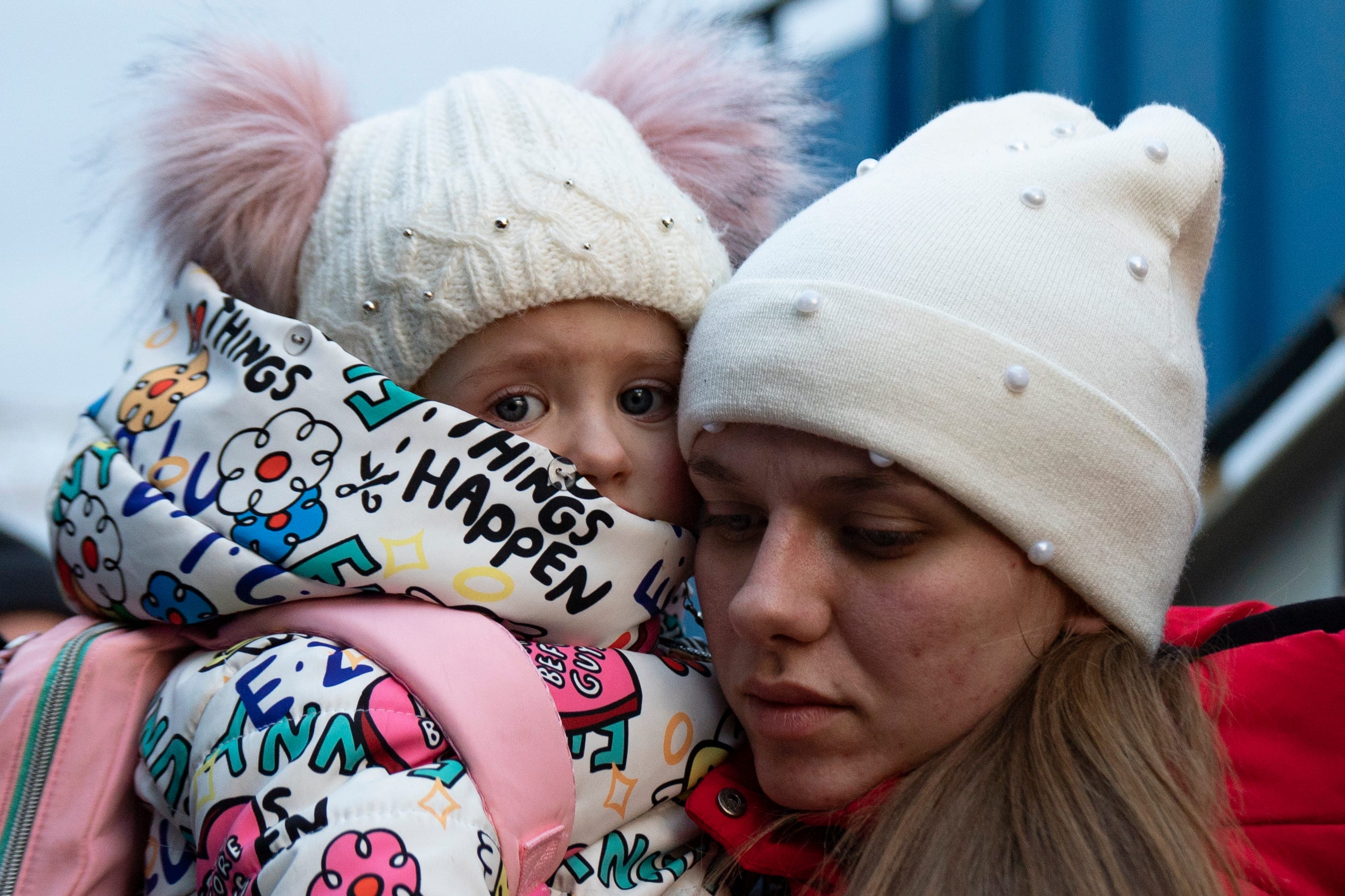 Ukraine refugees leave everything behind save a few prized belongings