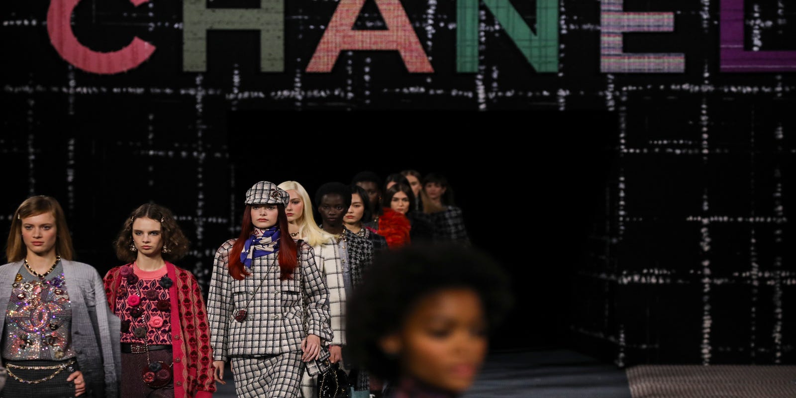 Chanel closes Paris Fashion Week with tweed galore; Miu Miu highlights micro mini skirt