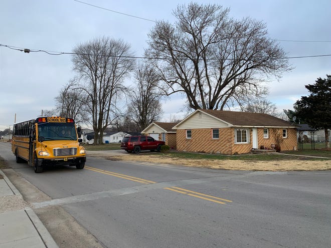 A home at the intersection of South Home Avenue and South Street, pictured right, will be demolished to make way for the widening of South Street as part of a $6 million INDOT project.