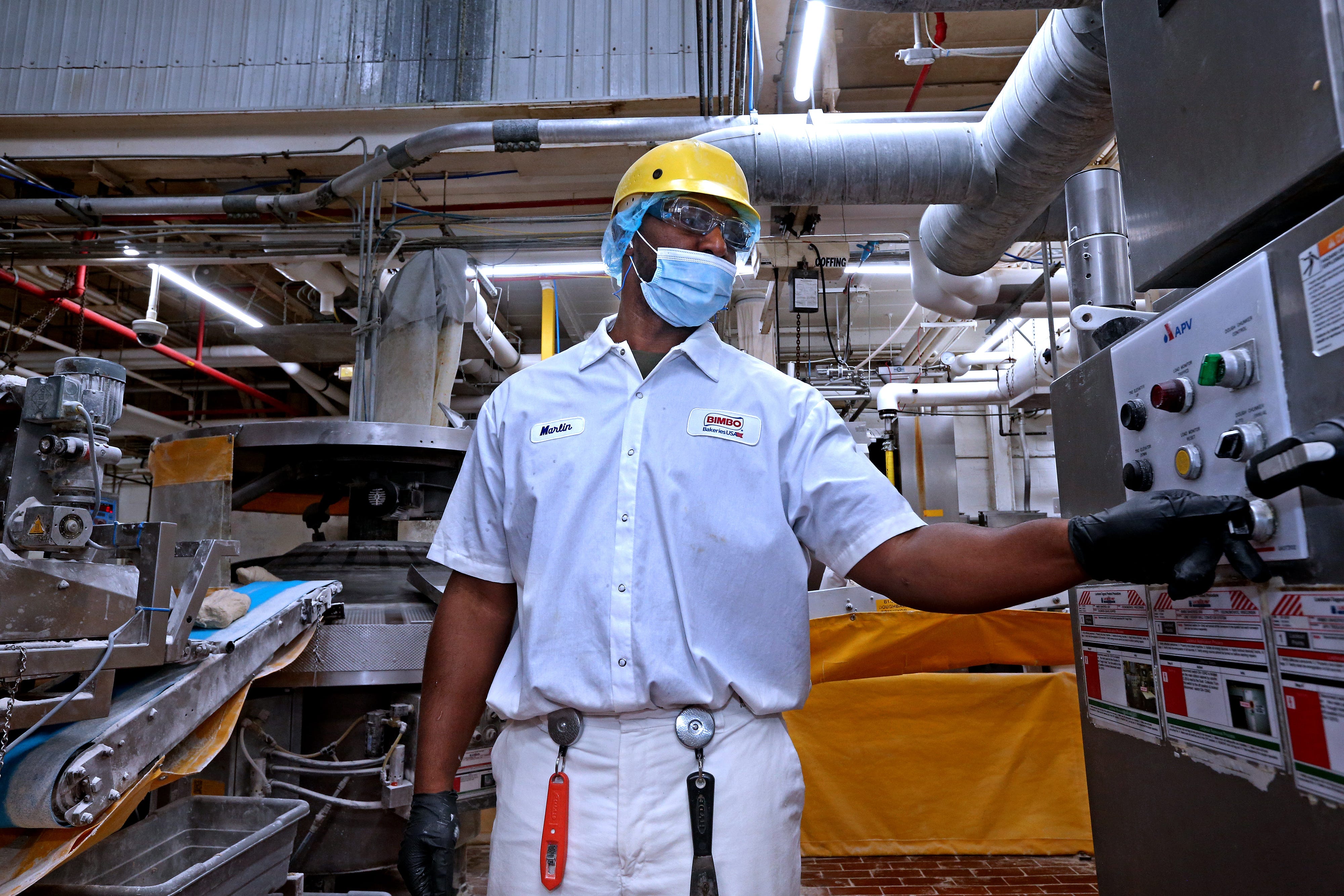 Marlin Dixon has worked at Bimbo Bakeries in Oconomowoc since November. “He’s been a great guy to work with,“ said Laura Rose, a production supervisor. “He always jumps in whenever we have any problems.”