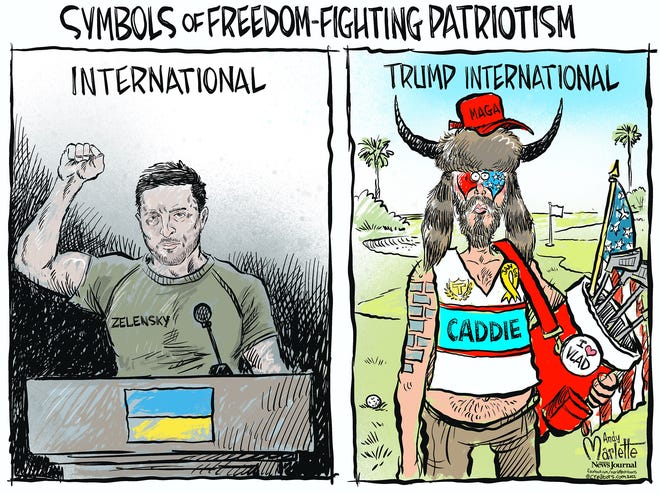 Marlette cartoon: Freedom-fighters