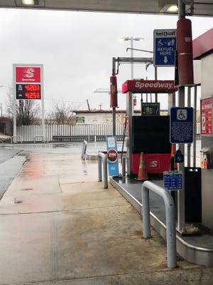 Gas is $4.20 per gallon at the Speedway located at 203 S. Market St., Wilmington.