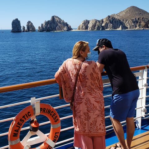 Princess Cruises, approach to Cabo San Lucas