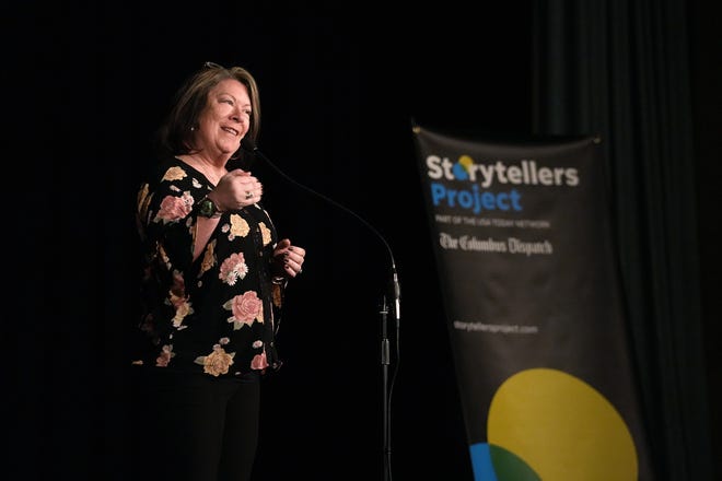 ive Ohioans told their stories of a time when they experienced growth at the Columbus Storytellers Project event held March 9 at the Columbus Athenaeum in Downtown Columbus. Holly Zachariah tells her story.
