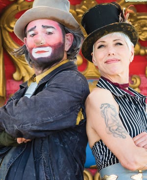 Keith Nelson and Stephanie Monseu, founders of Bindlestiff Family Cirkus.