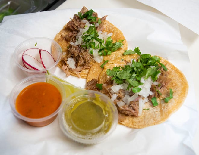 The Tacveria Catra-MEX food truck on North Davis Highway offers customers a mix of Honduran-Mexican cuisine.