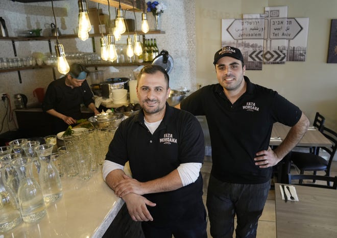Friends David Babaganov (left) and Bar Timi recently opened Fata Morgana Mediterranean Cuisine in Scottsdale.