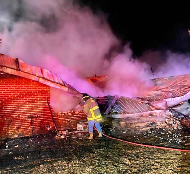 Sheriff Marshall Thomas said the emergency call for a structure fire came in about 12:38 a.m. Monday at 605 South Border Street in Montague.