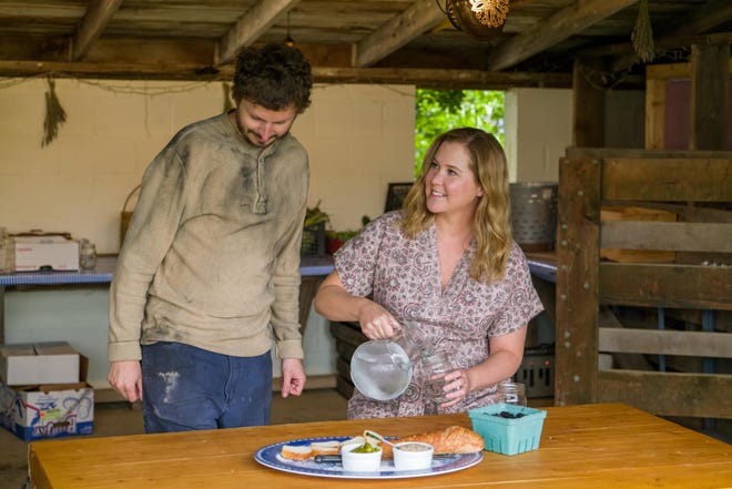 John (Michael Cera) and Beth (Amy Schumer) in Schumer's new Hulu series, "Life & Beth."
