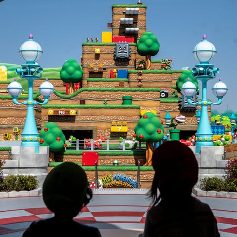 Super Nintendo World is seen at Universal Studios 
