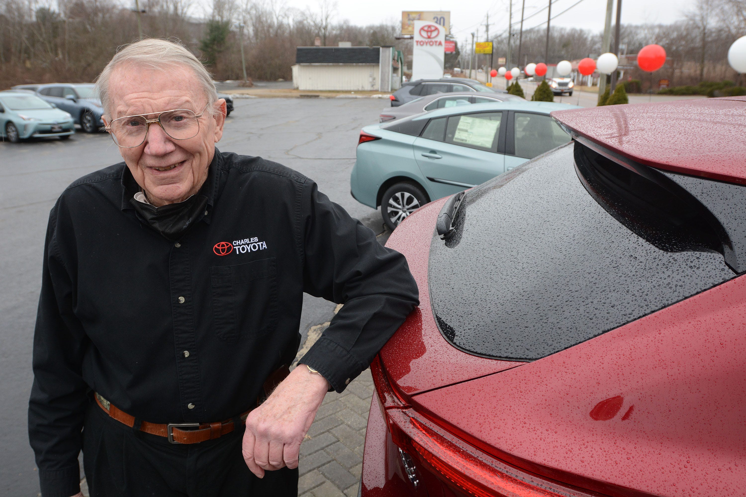 Norwich 85yearold has been selling cars at Charles Toyota since 1963