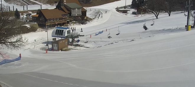 Great Bear Ski Valley on March 11, 2022. Screengrab.