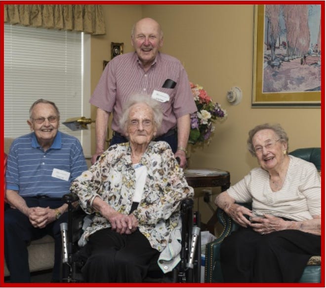 Geraldine Bulger and her siblings broke the Guinness World Record for their combined ages.