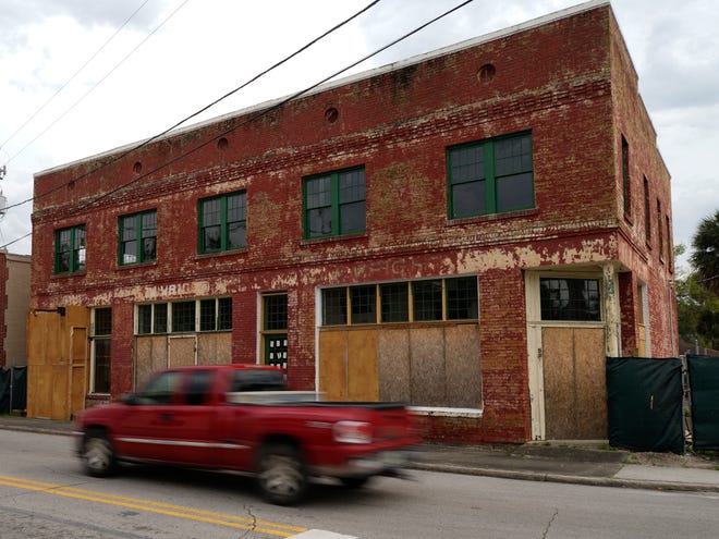 The historic, long-vacant J.W. Wright Building in DeLand, as pictured on March 11, is undergoing renovations. Those behind the project hope to see the building again become a success in the Black community.