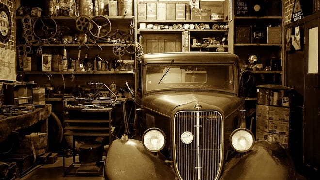 "There’s the one-car garage that never had a car in it for 36 years. We’d stuff it with tents, a lawn mower, a snow blower, grills, patio furniture, bicycles, and a plethora of toys …"