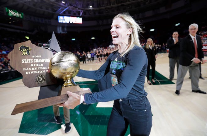 Green Bay Notre Dame's Sara Rohde has been voted the Wisconsin coach of the year on the Associated Press girls basketball all-state team.
