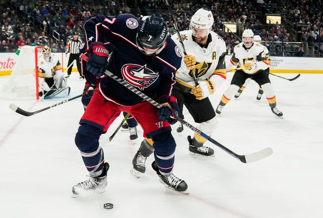 Blue Jackets center Sean Kuraly's first road game against the Bruins was Saturday night. He spent the first four years of his NHL career with Boston.