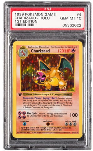 The actual Pokemon is on the character cards.  Every Pokémon has a type, one of 11 in the trading card game.
