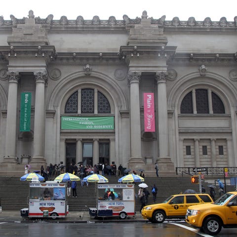 The exterior of the Metropolitan Museum of Art in 