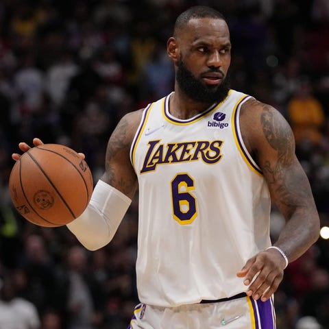 LeBron James is one of two players ranked in the t