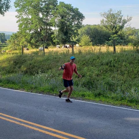 Pleasant Valley resident Paul Horstmann ran the Hi