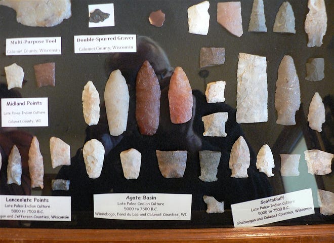 A display of points and tools.
