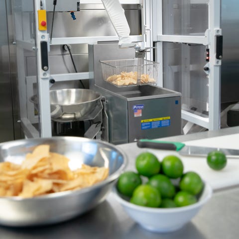 Chippy is a robot made by Chipotle and Miso Roboti