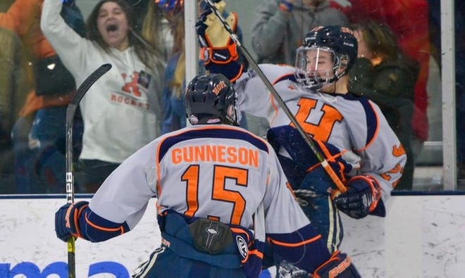 The Hope College hockey team won the club national title on Tuesday.