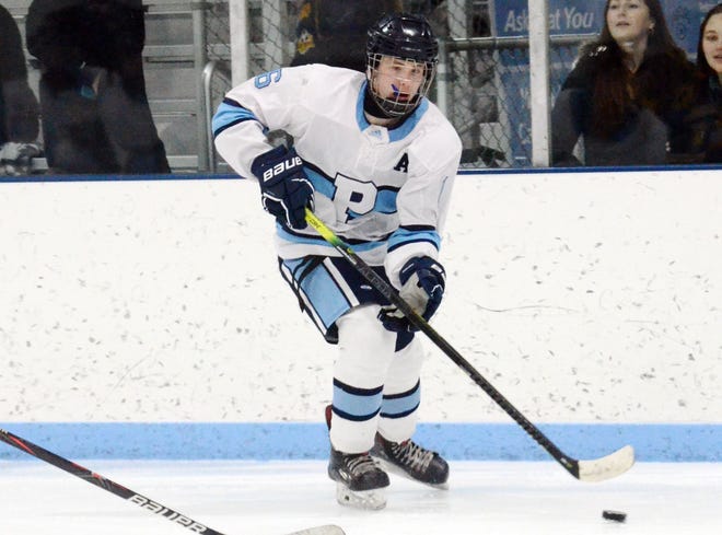 Dylan Robinson came away as the lone Northmen hockey player to receive first team All-Big North honors after a 54-point season on the ice.