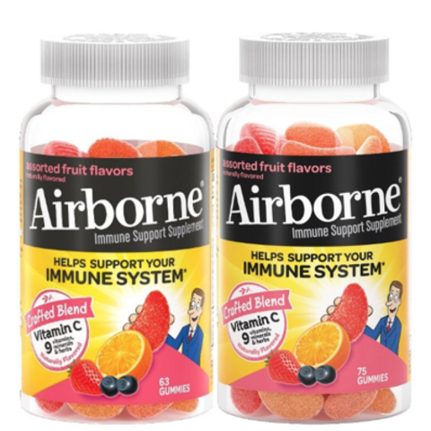 More than 3 million bottles of select Airborne Gum