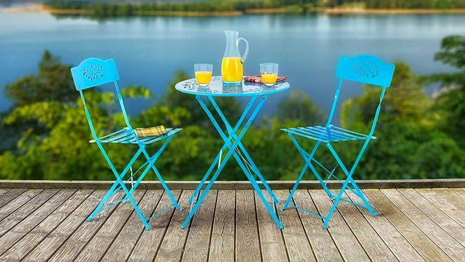 Small Patio Furniture Ideas, Small Porch Table And Chair Set