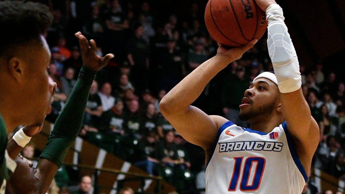Boise State's Marcus Shaver Jr. and the Broncos will face Memphis on Thursday.