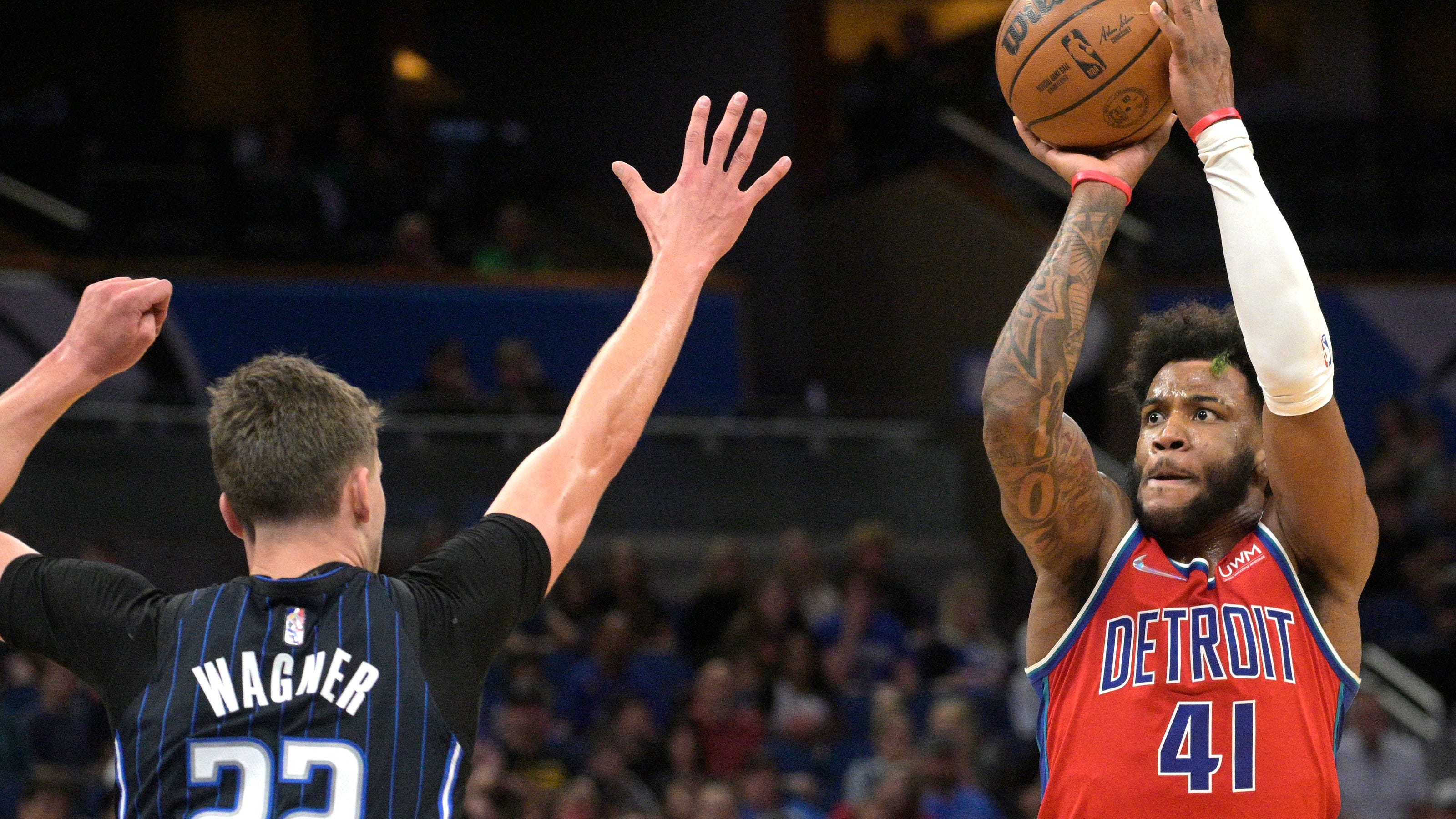 Pistons' Saddiq Bey scores 30, including 6 3pointers in first half