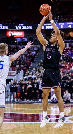 Senior Seth Trimble of Menomonee Falls was voted Wisconsin boys basketball high school player of the year Monday by the Associated Press.