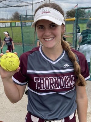 Thorndale senior Kelsey Kovar said playing at the state tournament in her freshman year is her best high school memory. She will play next year at Paris Junior College.
