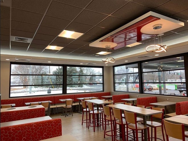 This Taylor DQ interior will look similar to the new restaurant being built in Monroe at the former La-Z-Boy headquarters site on N. Telegraph Rd.