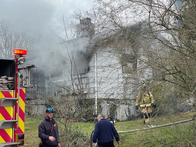 Firefighters responded to the scene of a residential structure fire on March 18, 2022, at 1:04 p.m.