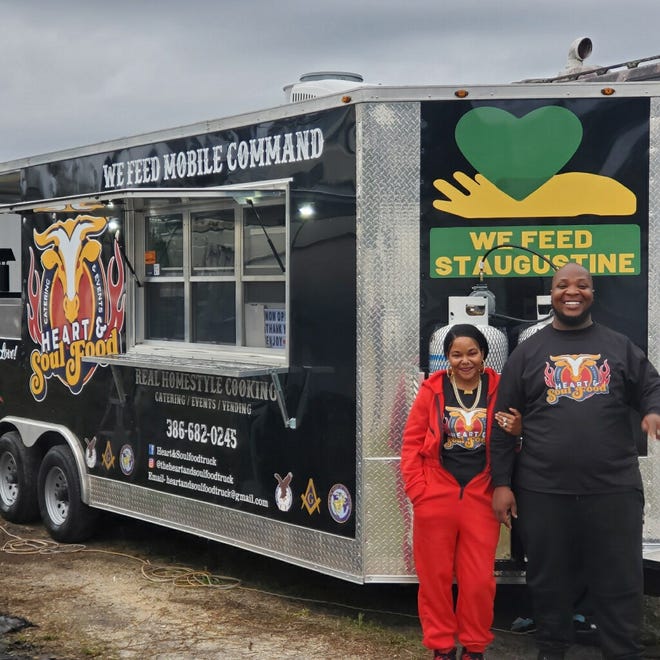 St. Augustine chef Tyrone Bennett, who has done catering and pop-up dinner events locally, recently launched his next venture, Heart & SoulFood Truck, with wife Lateefa.