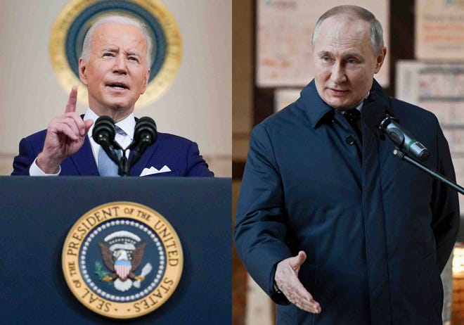 President Joe Biden has called Russian President Vladimir Putin a war criminal.