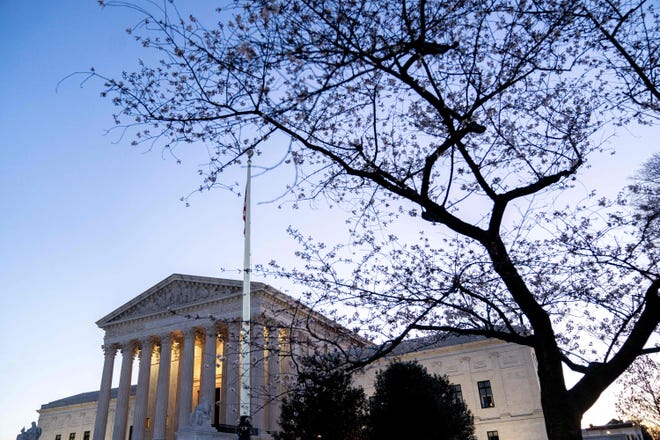 The Supreme Court in Washington, D.C., heard arguments March 21, 2022, about a case dealing with whether North Carolina legislative leaders could help defend a state law, in addition to the governor and attorney general.