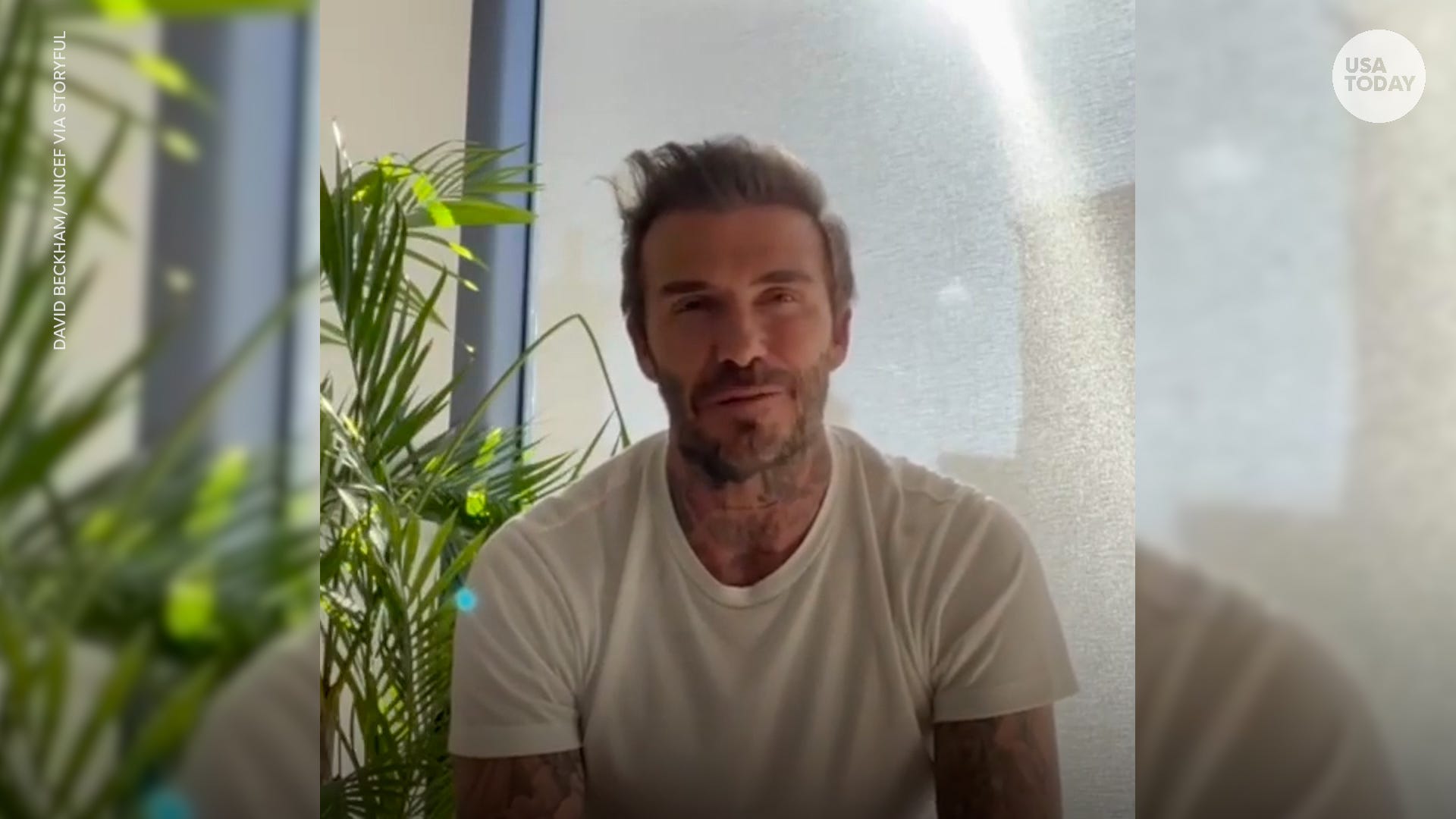 David Beckham turns Instagram account over to Ukrainian doctor
