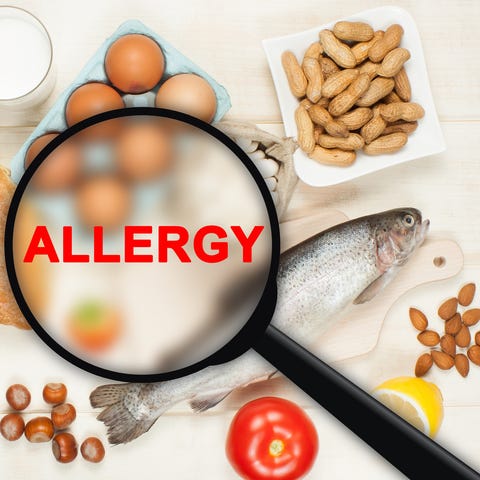 Some of the most common food allergens include egg