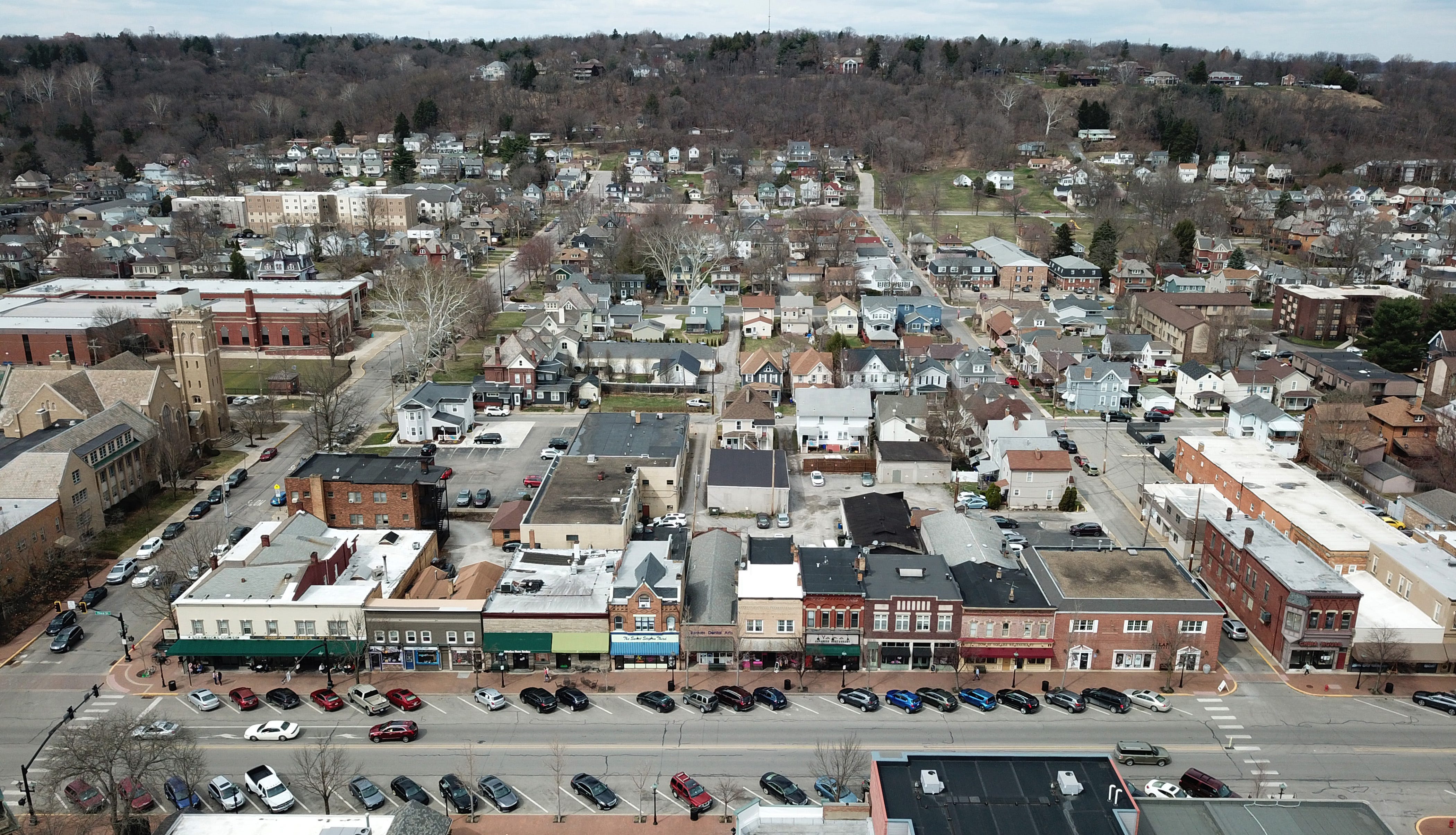 A view of Beaver, Pennsylvania. March 18, 2022.