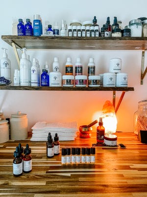 Birch Botanical Spa makes custom blends of chakra oils. South Knoxville, March 21, 2022.