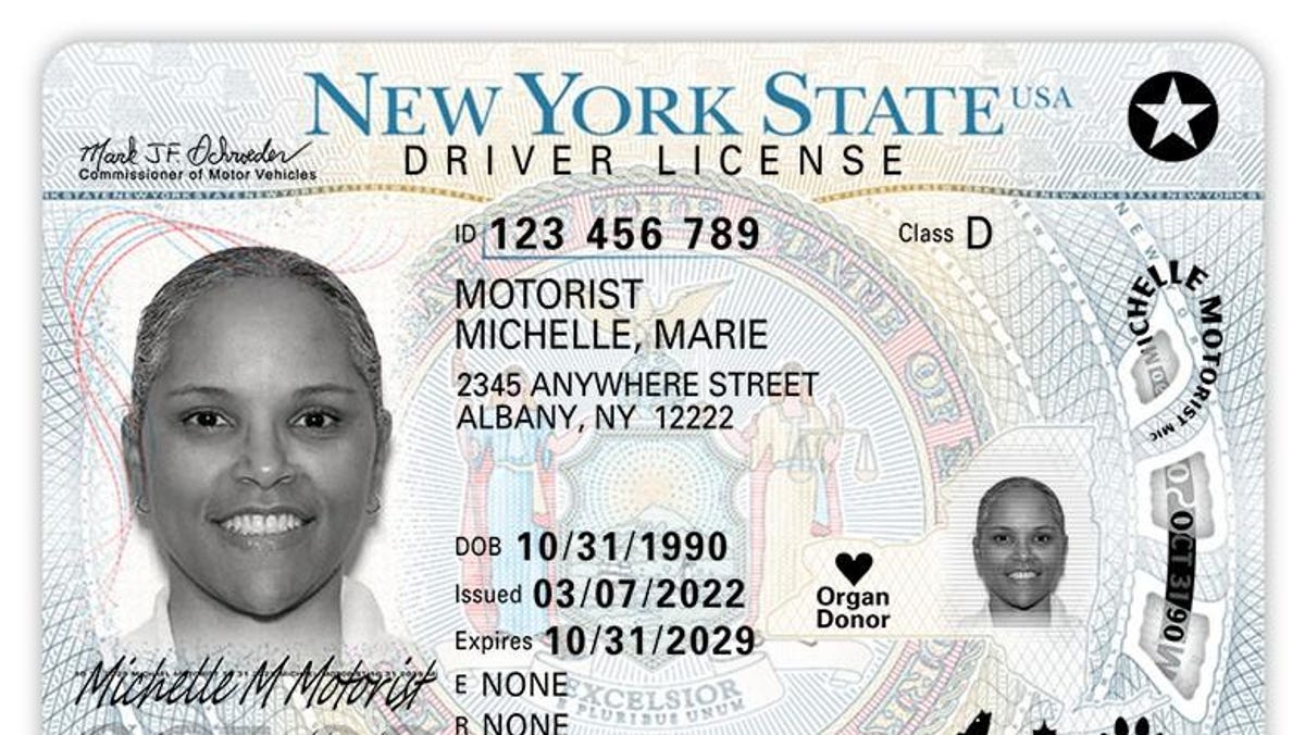 The newly designed driver's license card was released by New York Department of Motor Vehicles this month. Drivers or residents who apply for a new or renewed license, permit or non-driver ID card after March 10, 2022, will receive a new card with enhanced security features.
