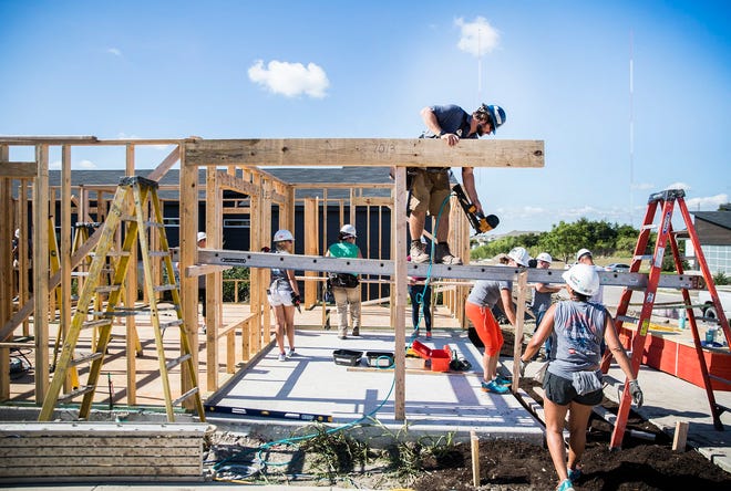 Habitat for Humanity and Realty Austin team up to build a house in Northeast Austin in 2019. Habitat is planning to build more affordable housing for Austin school district employees and families with children in the district.